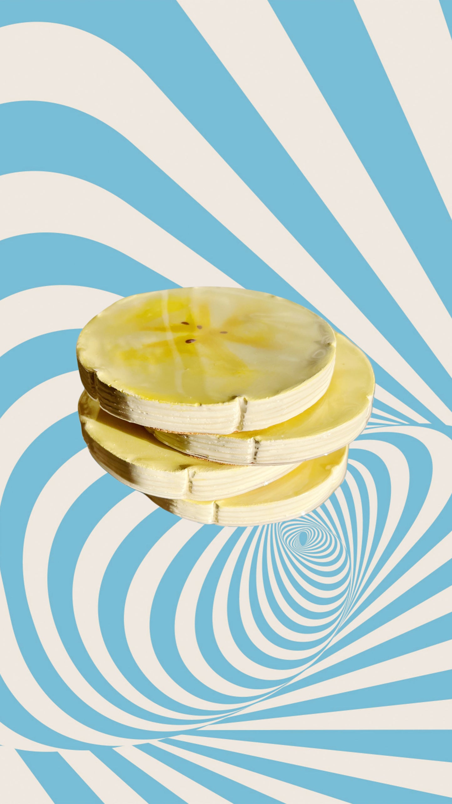 BANANA SLICES coaster set