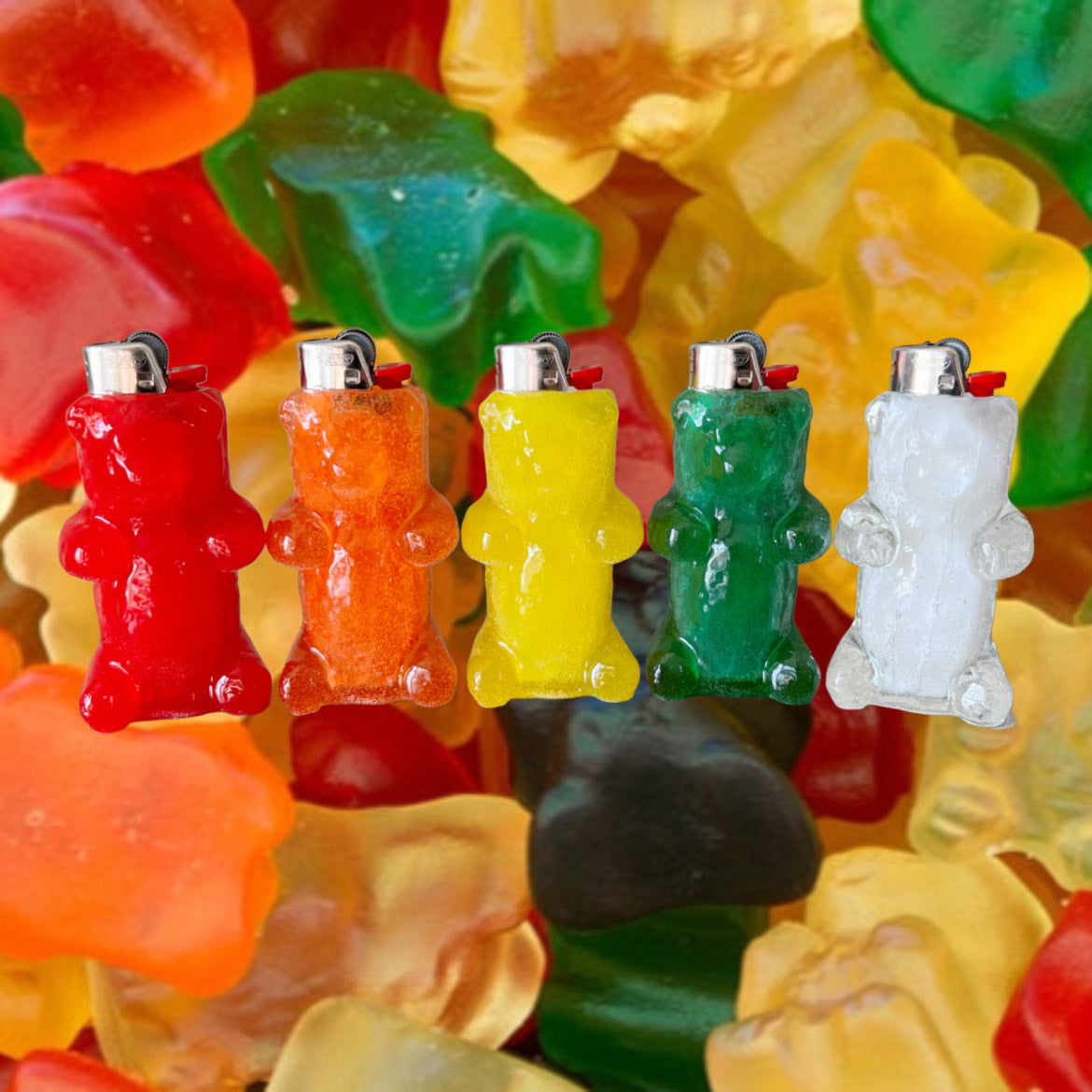 GUMMY BEARS LIGHTER CASE SET