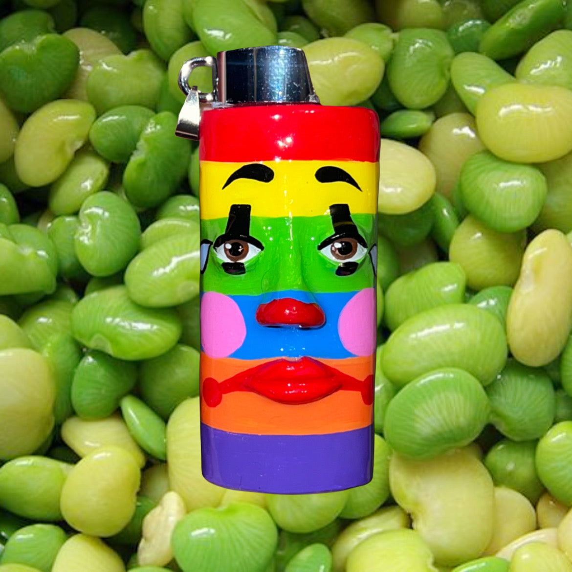 BAD CASE OF THE (CLOWN) STRIPES lighter case