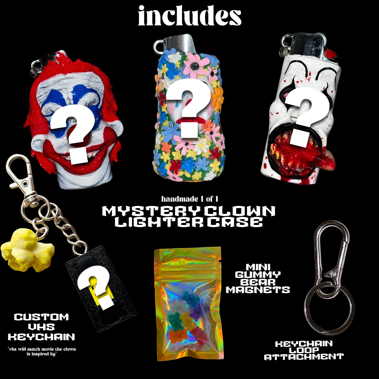 (EARLY ACCESS) MYSTERY CLOWN lighter case *HALLOWEEN PREORDERS*