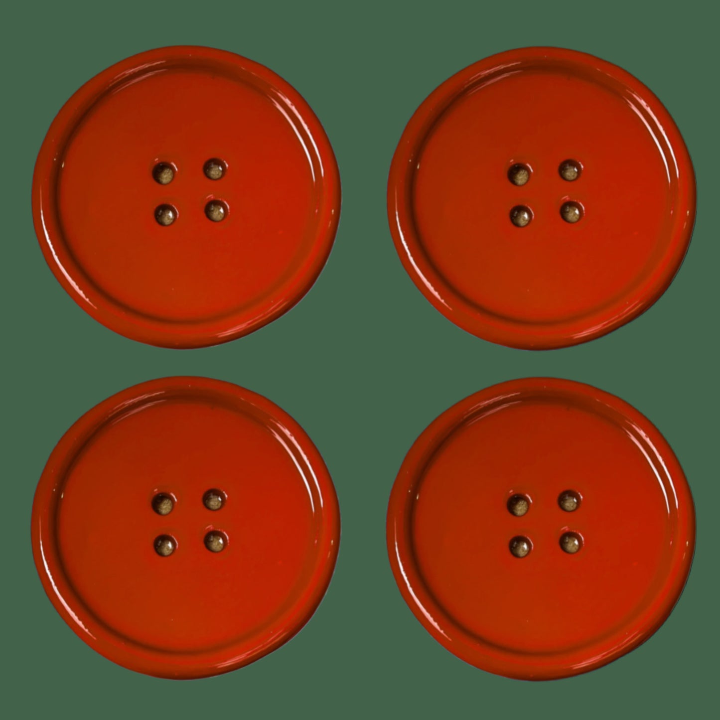 VERMILLION BUTTON coasters