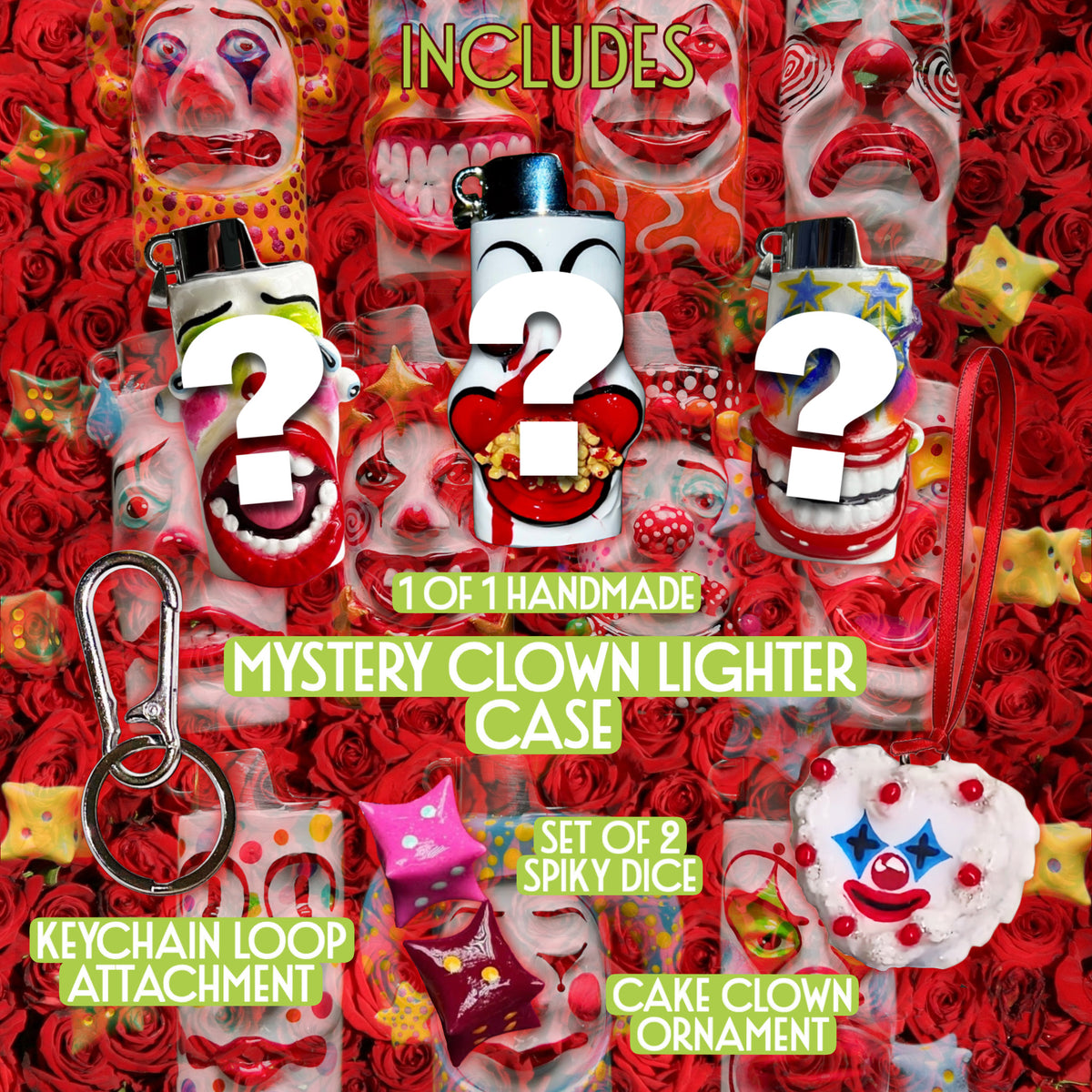 MYSTERY CLOWN lighter case *DECEMBER PREORDERS*