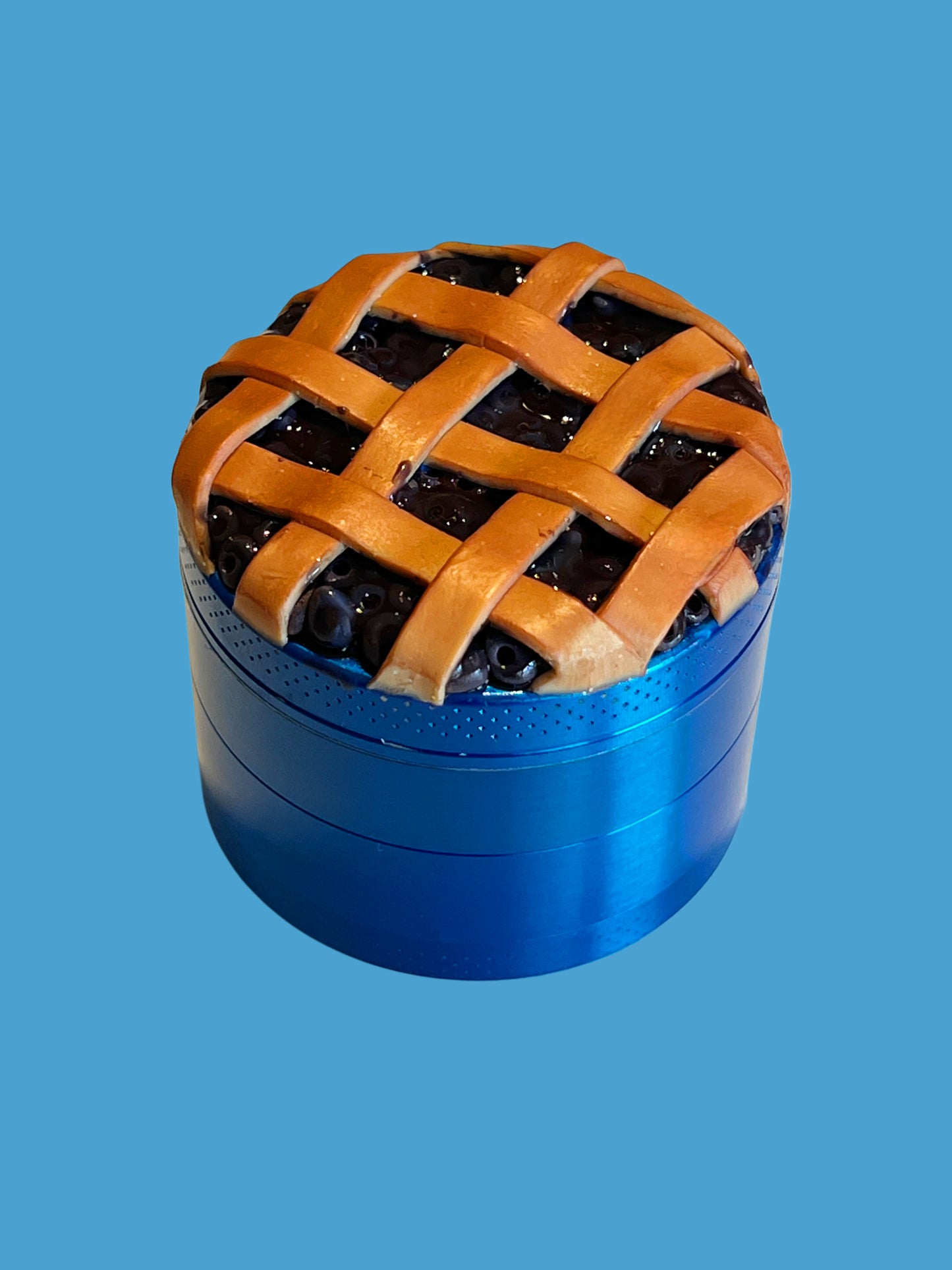 BLUEBERRY PIE HERB GRINDER (cobalt)