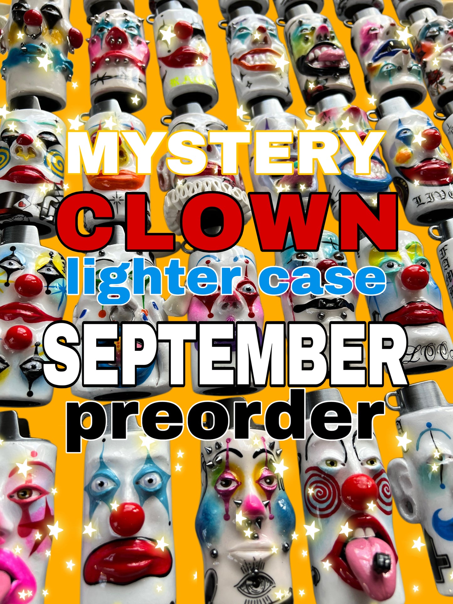 MYSTERY CLOWN lighter case PREORDERS *SEPTEMBER*